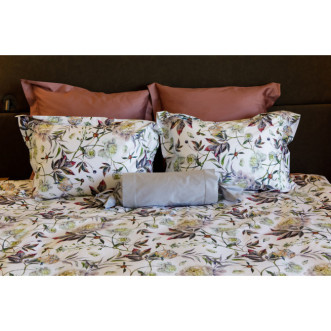 Постельное белье евро мако сатин люкс Clay Peony von der Thannen фото