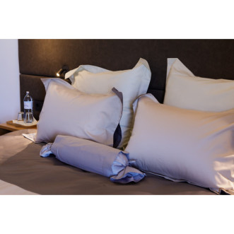 Постельное белье евро мако сатин люкс Twist grey & beige von der Thannen фото