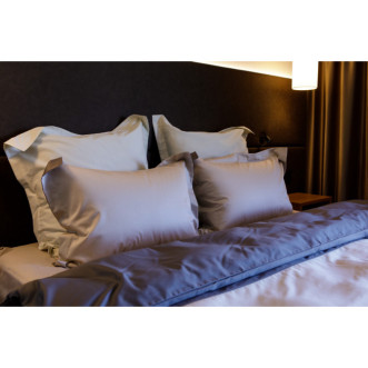 Постельное белье евро мако сатин люкс Twist grey & beige von der Thannen фото