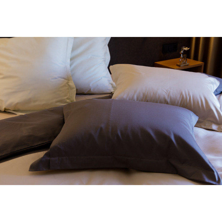 Постельное белье евро мако сатин люкс Twist grey & beige von der Thannen фото