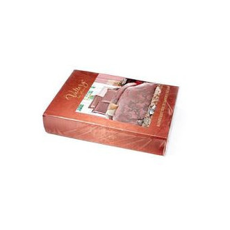 Постельное белье евро сатин жаккард Вальтери JC-107 фото