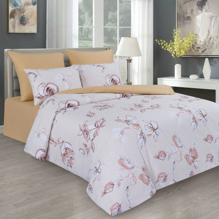 Постельное белье евро сатин Valtery C-353