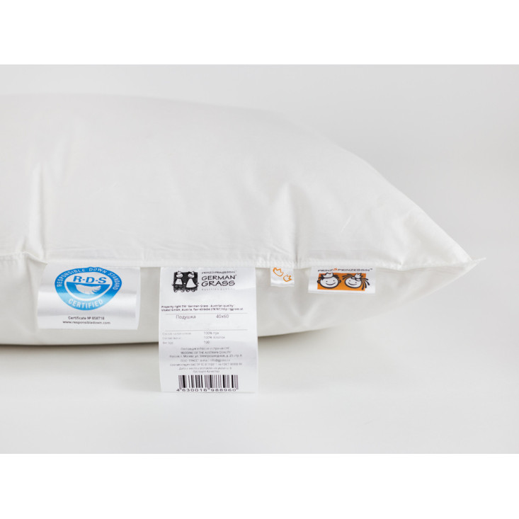 Подушка пуховая 40х60 German Grass Baby Royal Grass