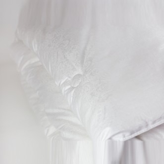 Одеяло шелковое евро макси 220х240 всесезонное German Grass Шелковый Узор (Paisley Silk) люкс скидки в магазине Lux-Postel.com