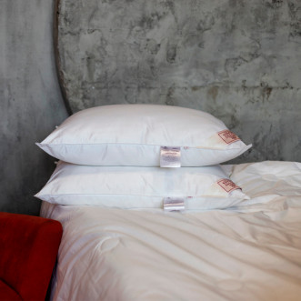 Подушка шелковая 50х70 German Grass Шелк Люкс (Luxury Silk) мягкая - европейская подушка люкс скидки в магазине Lux-Postel.com