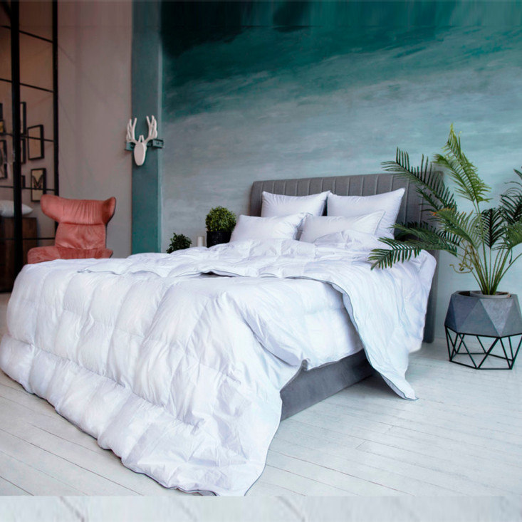 Одеяло евро макси 220х240 всесезонное Gray Familie Down