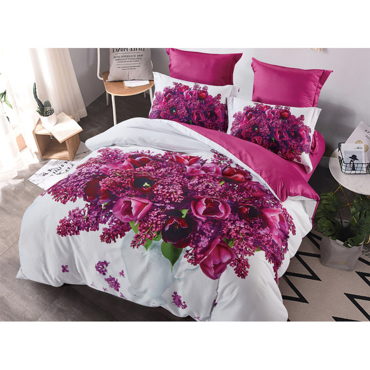 Постельное белье 3Д евро CD06-03 Cristelle без наволочек