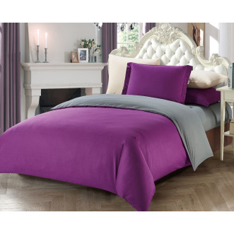 Постельное белье сатин евро на резинке LS07 Tango