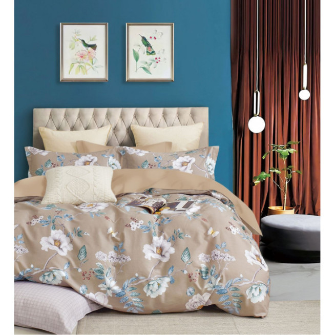 Постельное белье евро сатин Valtery CS-46