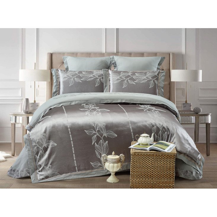 Постельное белье евро Жаккард Cristelle TJ113-58