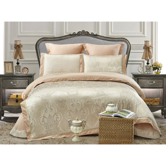 Постельное белье евро Жаккард Cristelle TJ113-60