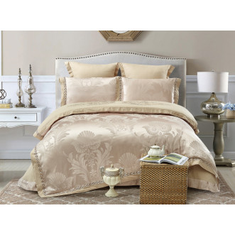 Постельное белье евро Жаккард Cristelle TJ113-63