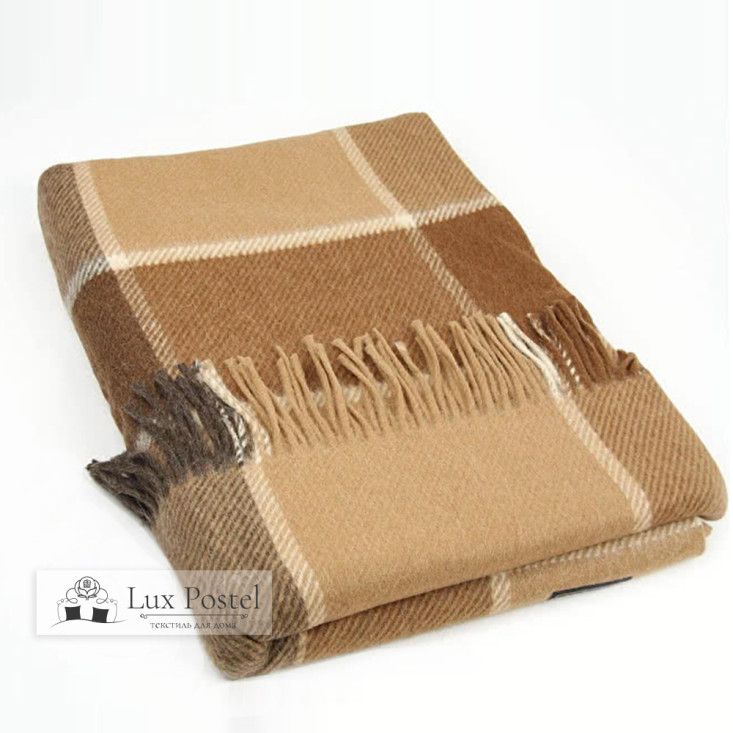 Шерстяной плед альпака меринос PP-25 Incalpaca