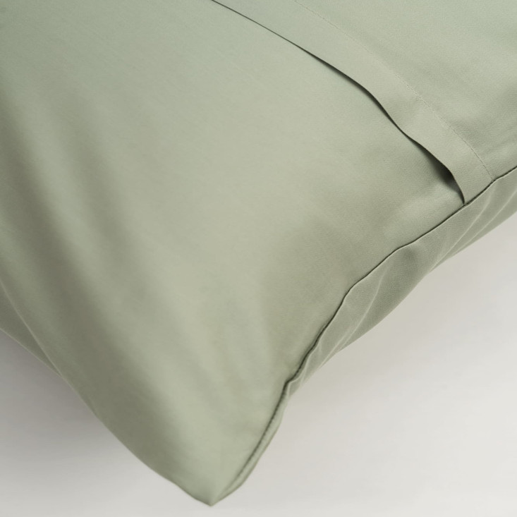 Постельное белье семейное с простыней на резинке Olive Brilliant Grass German Grass