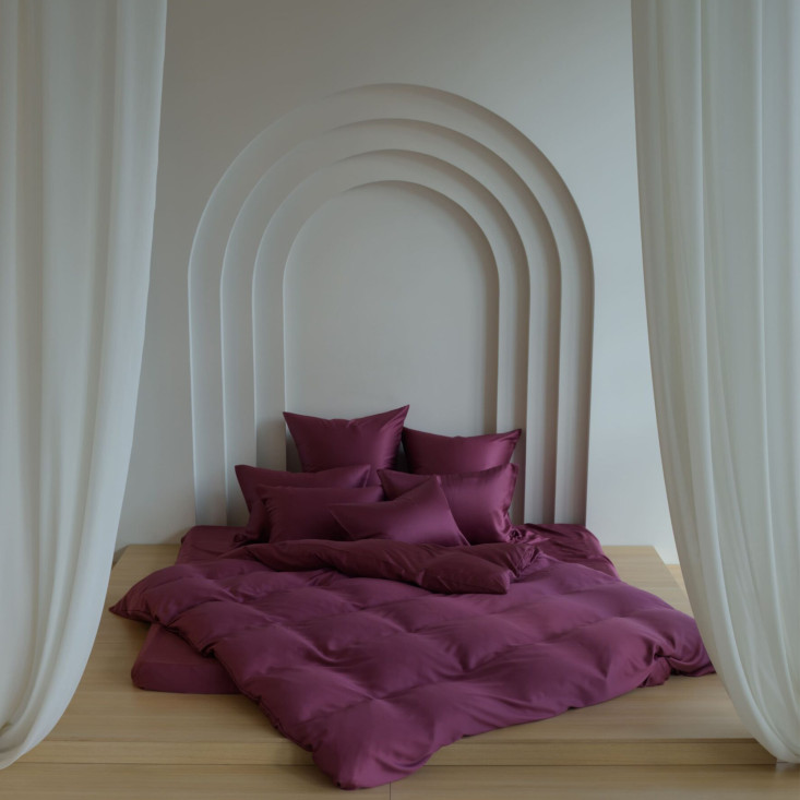 Постельное белье семейное Purple Brilliant Grass German Grass