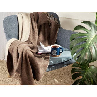 Шерстяной плед бэби альпака PBA-11 Incalpaca Premium