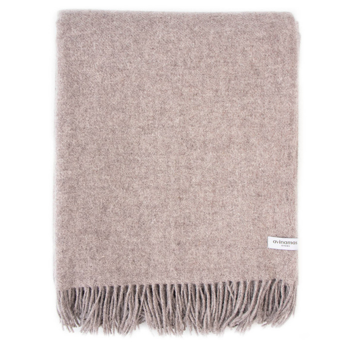 Шерстяной плед Avinamas Mino капучино