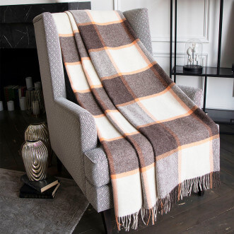 Шерстяной плед Avinamas Maya клен