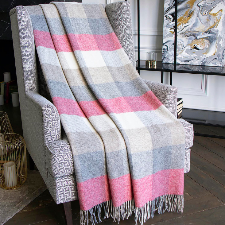 Шерстяной плед монгольские ягнята Litvilas Palanga рассвет