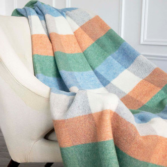 Шерстяной плед монгольские ягнята Litvilas Palanga осень фото