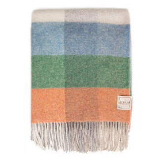 Шерстяной плед монгольские ягнята Litvilas Palanga осень отзывы