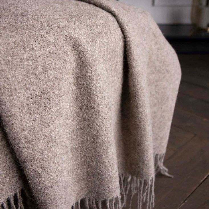 Шерстяной плед Avinamas Mino капучино