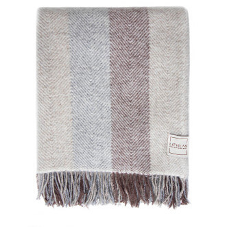 Шерстяной плед монгольские ягнята Litvilas Neman дождь фото