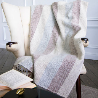 Шерстяной плед монгольские ягнята Litvilas Neman дождь