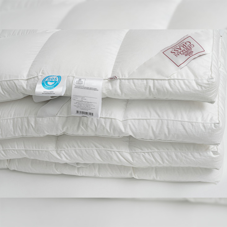 Пуховая перина 180х200 теплая German Grass Royal Down Grass