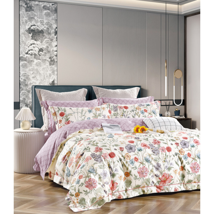 Постельное белье евро сатин Cristelle Amante AM04-82