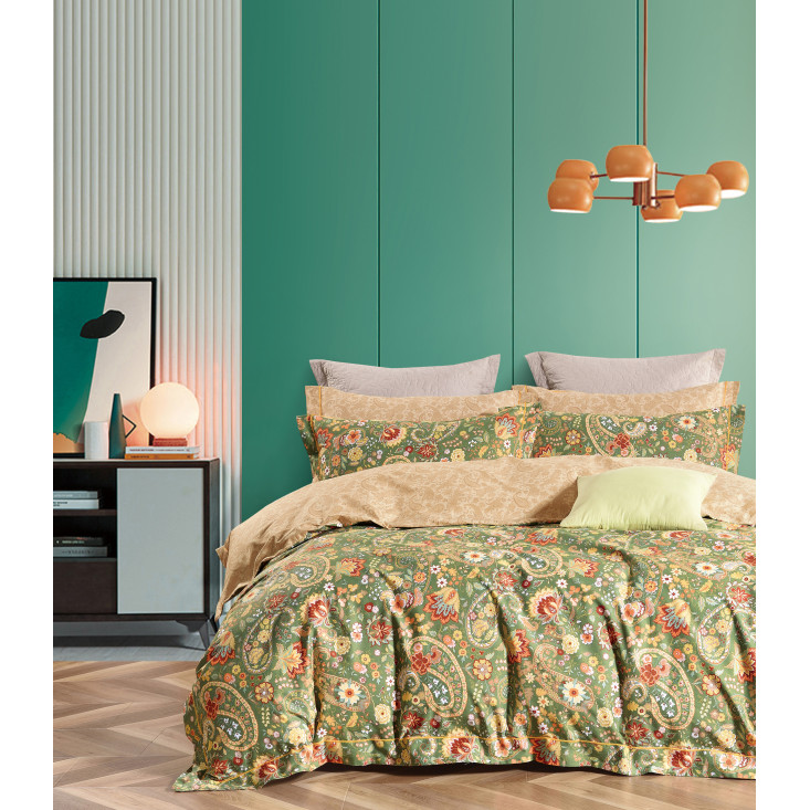 Постельное белье евро сатин Cristelle Amante AM04-76