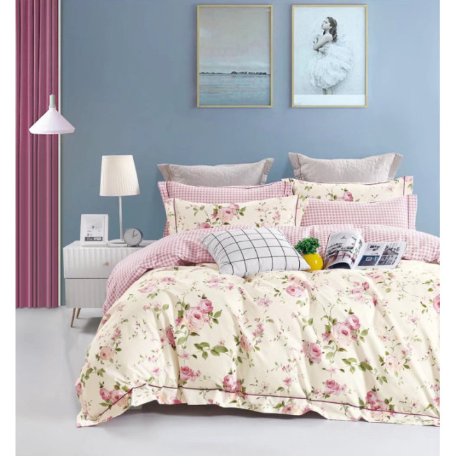 Постельное белье евро сатин Cristelle Amante AM04-74