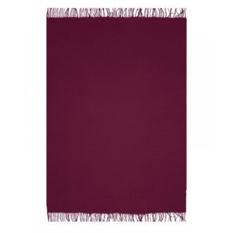 Шерстяной плед меринос Valtery бордо описание