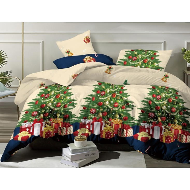 Постельное белье 1,5-спальное бязь Valtery Новогодняя елка