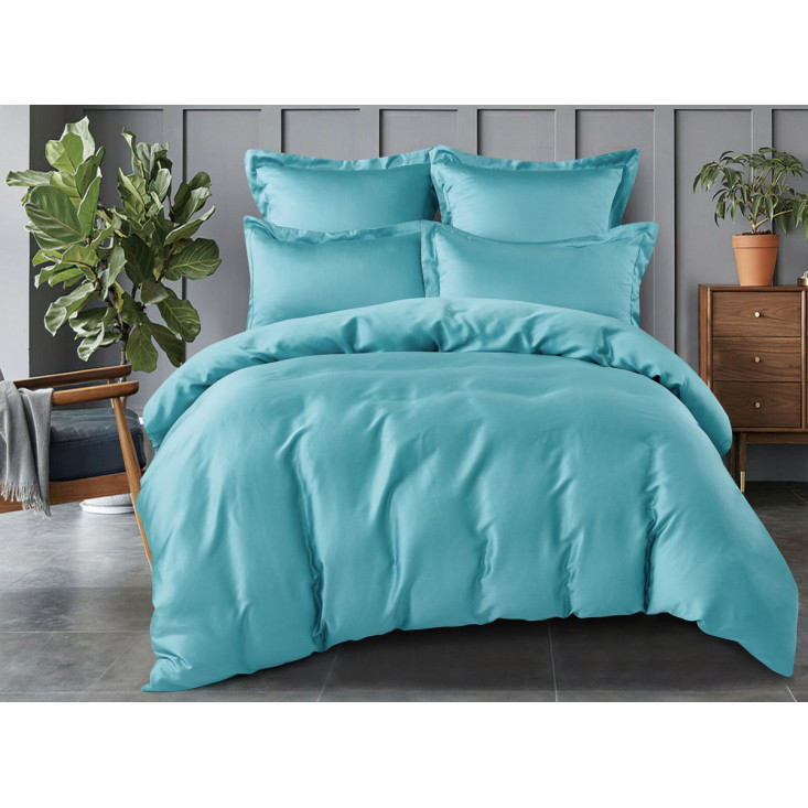 Постельное белье семейное сатин Фамилье Однотонное TO-3