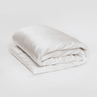 Пододеяльник шелковый 1,5 спальный 150х200 German Grass Кремовый белый (Creamy White) по низкой цене