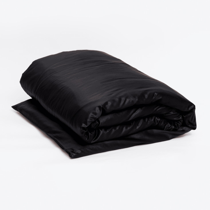 Постельное белье шелковое евро Diamond Black Grass German Grass