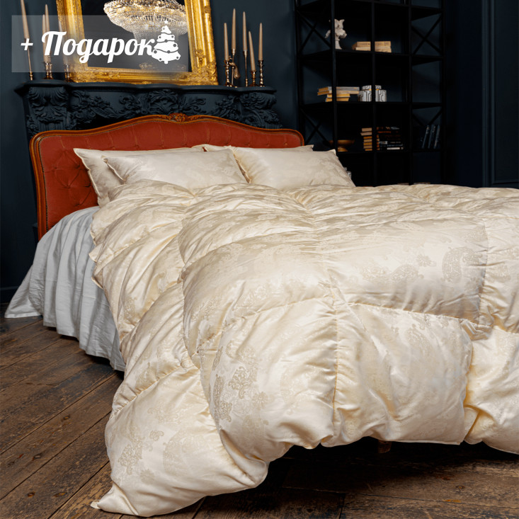 Одеяло 1,5 спальное 150х200 теплое Silk Down