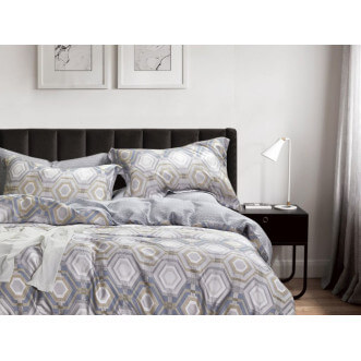 Постельное белье 1,5 спальное тенсел Asabella Октагон