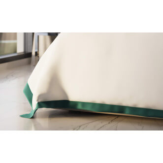 Постельное белье 1,5 спальный мако-сатин Sofi de Marko Fler Изумруд - купить по низким ценам