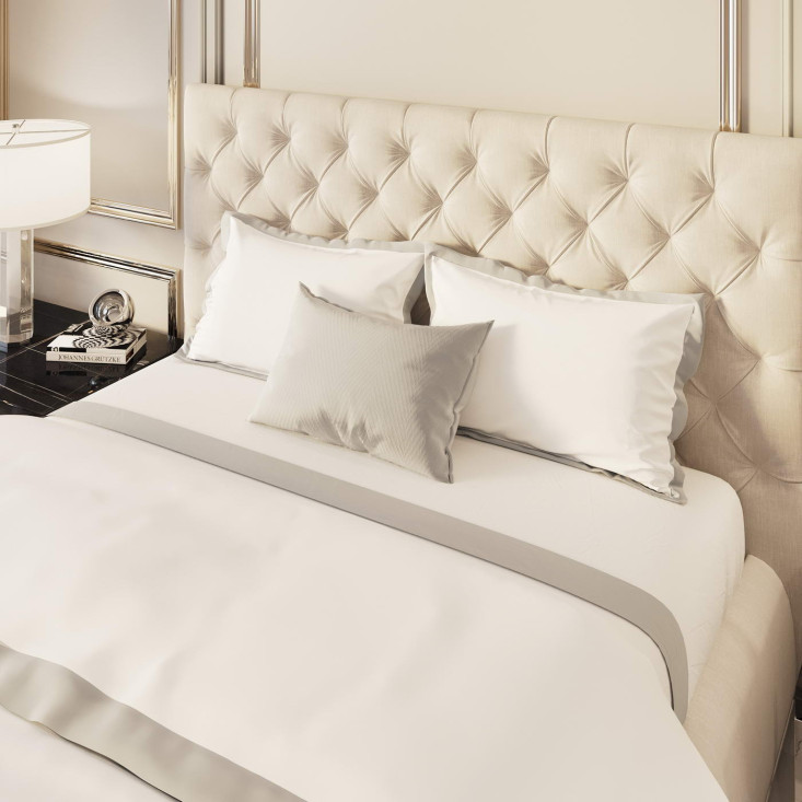 Постельное белье 1,5 спальный мако-сатин Sofi de Marko Fler Платина