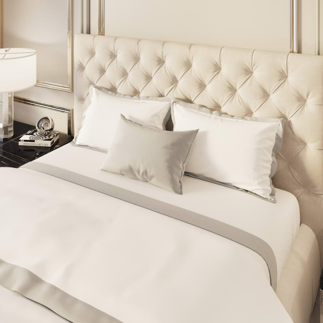 Постельное белье 1,5 спальный мако-сатин Sofi de Marko Fler Платина