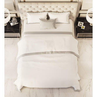 Постельное белье 1,5 спальный мако-сатин Sofi de Marko Fler Платина описание