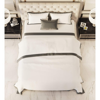 Постельное белье 1,5 спальный мако-сатин Sofi de Marko Fler Обсидиан описание