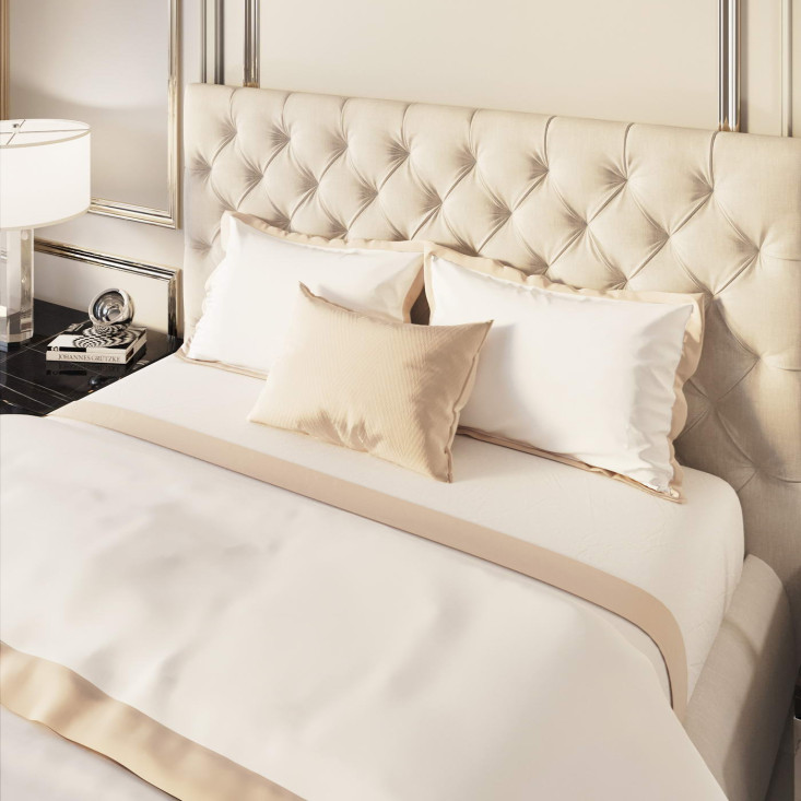 Постельное белье евро мако-сатин Sofi de Marko Fler Карамель