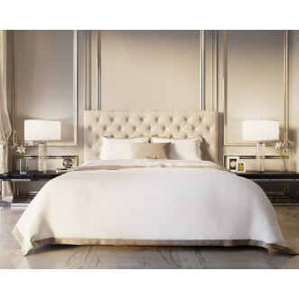 Постельное белье 1,5 спальный мако-сатин Sofi de Marko Fler Экрю