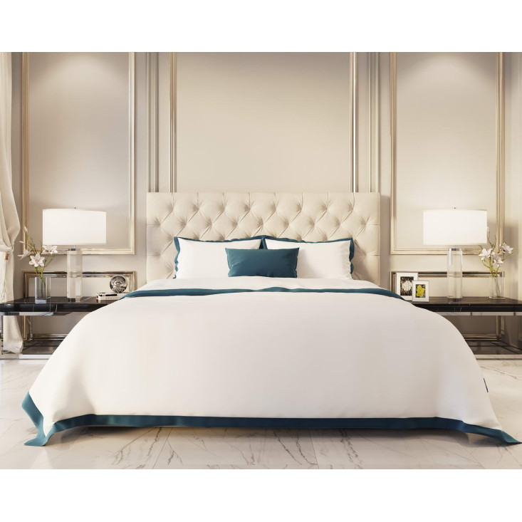 Постельное белье евро мако-сатин Sofi de Marko Fler Сапфир