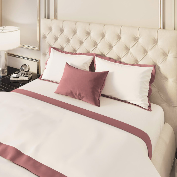 Постельное белье евро макси мако-сатин Sofi de Marko Fler Роза