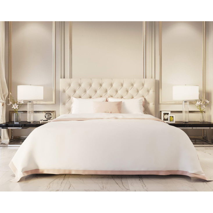 Постельное белье семейный мако-сатин Sofi de Marko Fler Пудра