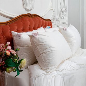 Подушка пуховая 50х70 Воздушный пух (Sky Down) German Grass европейское качество в магазине Lux-Postel.com